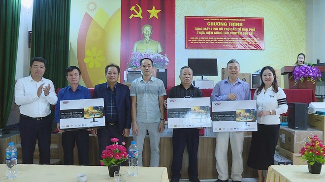 Trang bị 63 bộ máy tính cho Tổ dân phố của phường Hà Đông từ nguồn xã hội hóa- Ảnh 5.