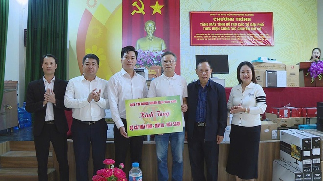 Trang bị 63 bộ máy tính cho Tổ dân phố của phường Hà Đông từ nguồn xã hội hóa- Ảnh 6.