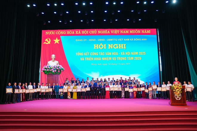 Xã Đông Anh tổng kết hoạt động khối Văn hóa - Xã hội năm 2025- Ảnh 5.