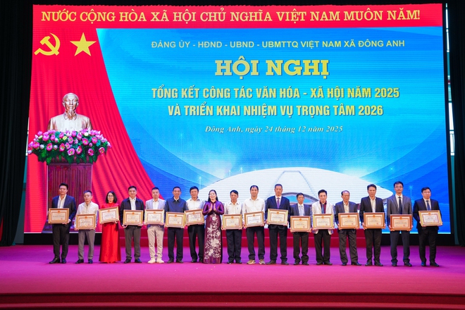 Xã Đông Anh tổng kết hoạt động khối Văn hóa - Xã hội năm 2025- Ảnh 7.