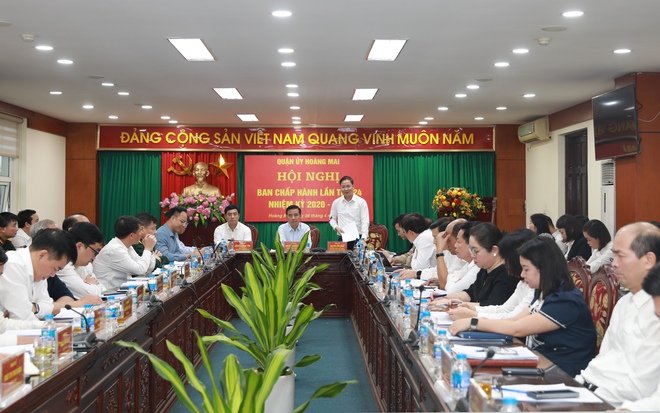 Quận Hoàng Mai: Tập trung hoàn thành các dự án trọng điểm trên địa bàn- Ảnh 2.