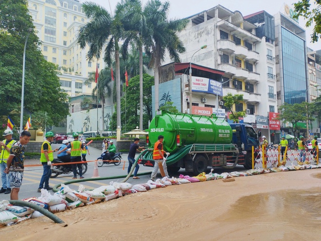 Thông tin chính thức hỗn hợp bùn phun lên mặt đất khi khoan hầm đường sắt đô thị Nhổn - ga Hà Nội- Ảnh 5.