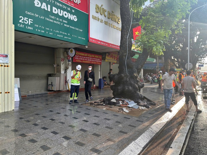 Hiện tượng bùn trào trong thi công đường sắt đô thị đoạn Nhổn - ga Hà Nội đã được kiểm soát- Ảnh 2.
