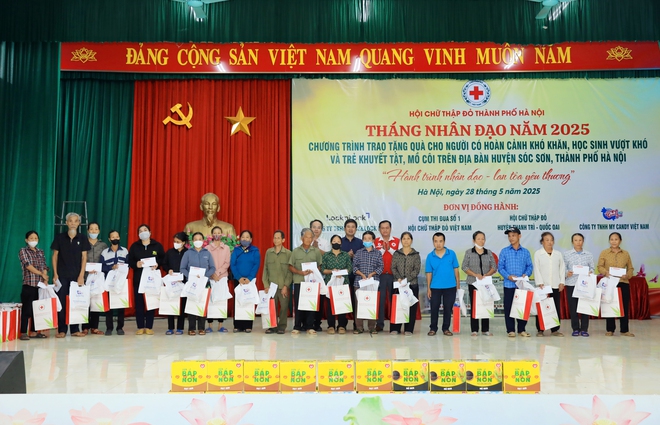 Hội Chữ thập đỏ Hà Nội tiếp nối hành trình nhân ái tại huyện Sóc Sơn- Ảnh 5.