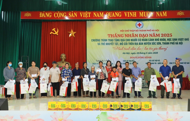 Hội Chữ thập đỏ Hà Nội tiếp nối hành trình nhân ái tại huyện Sóc Sơn- Ảnh 6.