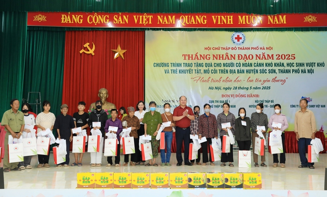Hội Chữ thập đỏ Hà Nội tiếp nối hành trình nhân ái tại huyện Sóc Sơn- Ảnh 7.