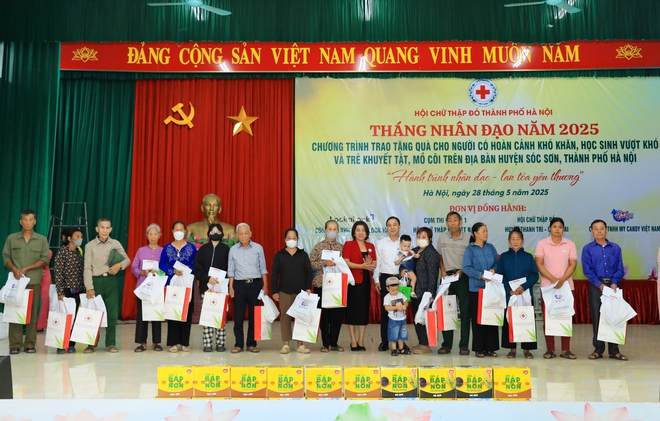Hội Chữ thập đỏ Hà Nội tiếp nối hành trình nhân ái tại huyện Sóc Sơn- Ảnh 8.