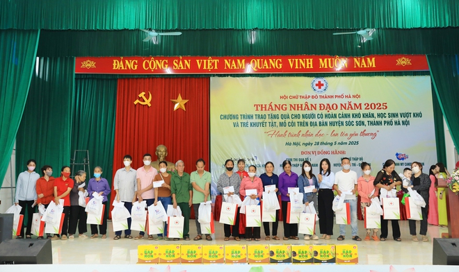 Hội Chữ thập đỏ Hà Nội tiếp nối hành trình nhân ái tại huyện Sóc Sơn- Ảnh 9.