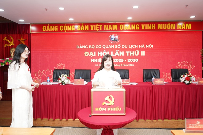 Đại hội Đảng bộ Sở Du lịch Hà Nội lần thứ II, nhiệm kỳ 2025 - 2030 thành công tốt đẹp- Ảnh 9.