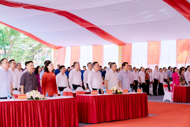 Tổng Bí thư Tô Lâm dự Lễ khởi công xây dựng đền thờ Đức vua Ngô Quyền- Ảnh 2.