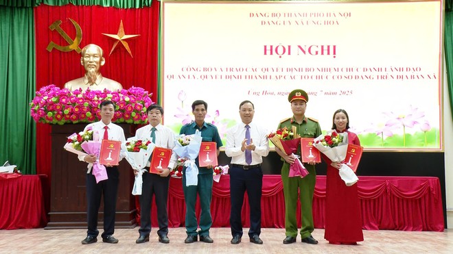 Xã Ứng Hòa tập trung cao cho công tác chuẩn bị Đại hội  Đảng bộ- Ảnh 2.