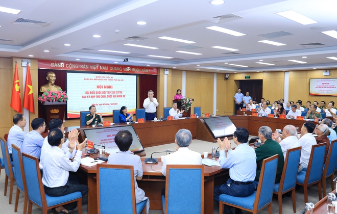 Tổng Bí thư Tô Lâm tiếp xúc cử tri 11 phường thuộc thành phố Hà Nội- Ảnh 4.