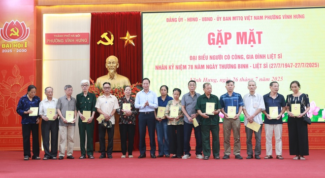 Phường Vĩnh Hưng: Tri ân thế hệ cha anh, thêm trân quý giá trị hòa bình- Ảnh 5.