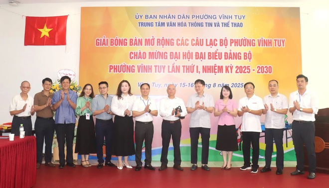Phường Vĩnh Tuy: Sôi nổi chùm hoạt động thể thao chào mừng Đại hội đại biểu Đảng bộ phường lần thứ I- Ảnh 5.