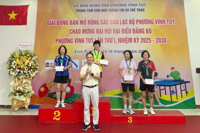 Phường Vĩnh Tuy: Sôi nổi chùm hoạt động thể thao chào mừng Đại hội đại biểu Đảng bộ phường lần thứ I- Ảnh 15.
