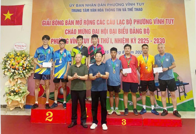 Phường Vĩnh Tuy: Sôi nổi chùm hoạt động thể thao chào mừng Đại hội đại biểu Đảng bộ phường lần thứ I- Ảnh 16.