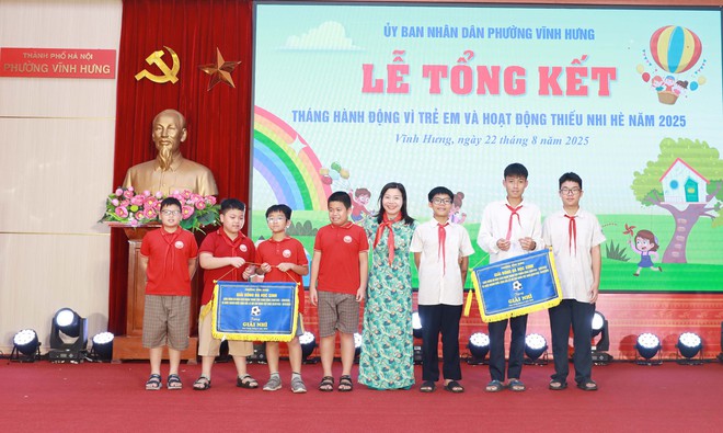 Phường Vĩnh Hưng: Tạo môi trường sống an toàn, thân thiện để trẻ em phát triển toàn diện- Ảnh 5.