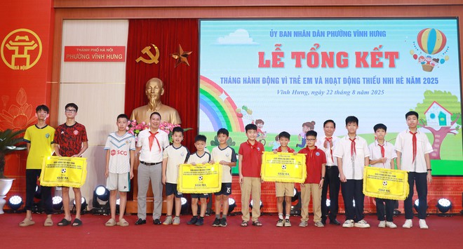 Phường Vĩnh Hưng: Tạo môi trường sống an toàn, thân thiện để trẻ em phát triển toàn diện- Ảnh 6.