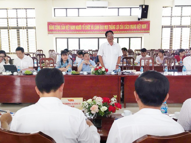 Đoàn công tác Thành ủy Hà Nội kiểm tra công tác chuẩn bị đại hội tại 12 xã- Ảnh 1.