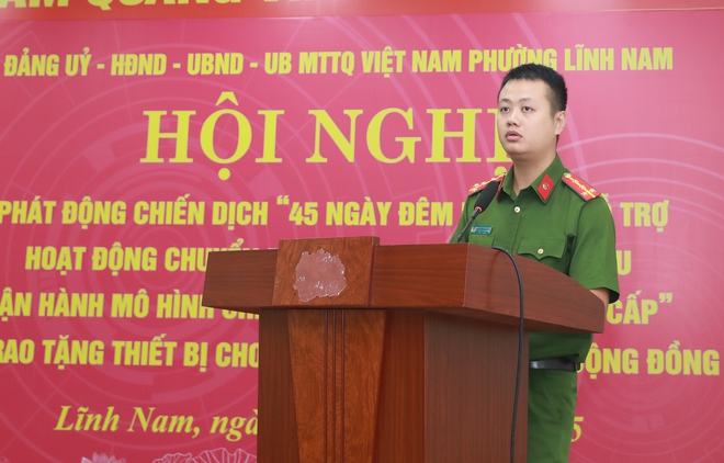 Phường Lĩnh Nam: Trao tặng 10 bộ máy tính hỗ trợ Tổ dân phố phục vụ chuyển đổi số- Ảnh 3.