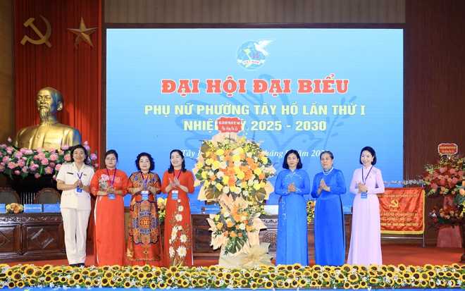 Đại hội Đại biểu Phụ nữ phường Tây Hồ lần thứ I thành công tốt đẹp- Ảnh 2.