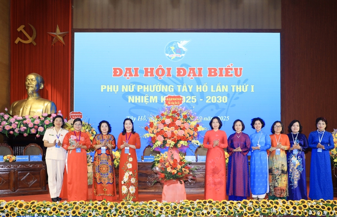 Đại hội Đại biểu Phụ nữ phường Tây Hồ lần thứ I thành công tốt đẹp- Ảnh 3.