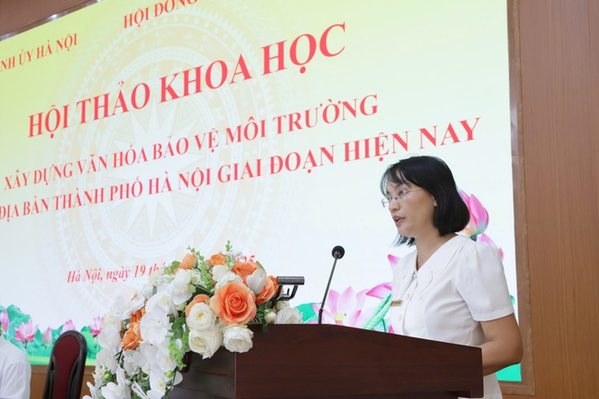 Bàn giải pháp xây dựng văn hóa bảo vệ môi trường trên địa bàn Thủ đô- Ảnh 7.