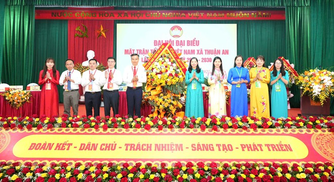 Đại hội đại biểu Ủy ban MTTQ xã Thuận An nhiệm kỳ 2025-2030: Khẳng định vai trò nòng cốt của khối đại đoàn kết toàn dân- Ảnh 1.
