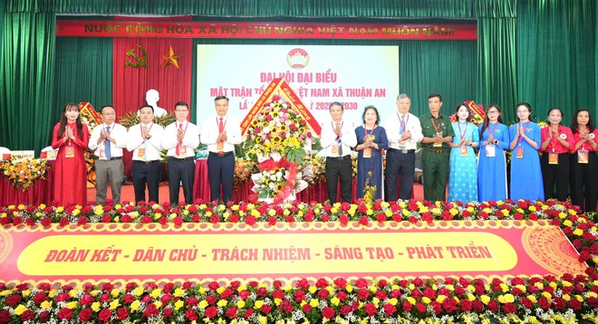 Đại hội đại biểu Ủy ban MTTQ xã Thuận An nhiệm kỳ 2025-2030: Khẳng định vai trò nòng cốt của khối đại đoàn kết toàn dân- Ảnh 3.