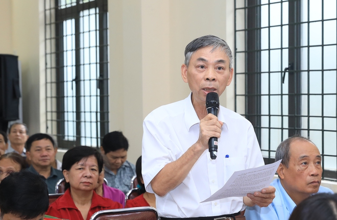 Chủ tịch HĐND Thành phố Nguyễn Ngọc Tuấn tiếp xúc cử tri trước kỳ họp thứ 10, Quốc hội khóa XV- Ảnh 2.