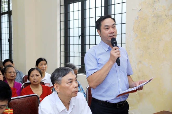 Chủ tịch HĐND Thành phố Nguyễn Ngọc Tuấn tiếp xúc cử tri trước kỳ họp thứ 10, Quốc hội khóa XV- Ảnh 4.