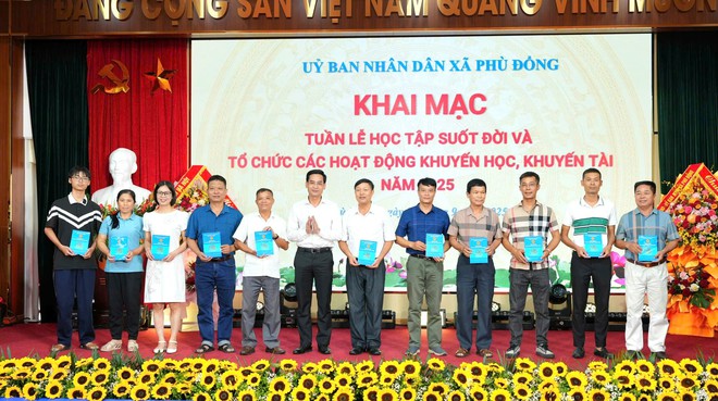 Xã Phù Đổng khai mạc "Tuần lễ học tập suốt đời"- Ảnh 4.