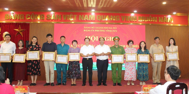 Phường Vĩnh Tuy tổng kết công tác tổ chức, phục vụ Đại hội- Ảnh 3.