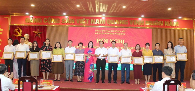 Phường Vĩnh Tuy tổng kết công tác tổ chức, phục vụ Đại hội- Ảnh 5.
