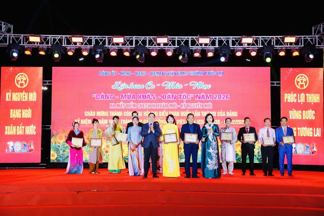 Phúc Lợi rộn ràng Liên hoan “Đảng - Mùa xuân - Dân tộc”, ra mắt Điểm “check-in” Xuân mới - Kỷ nguyên mới- Ảnh 14.