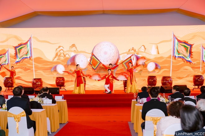 Tổng Bí thư Tô Lâm dự Lễ khởi công dự án Khu đô thị đa mục tiêu tại Hà Nội- Ảnh 4.