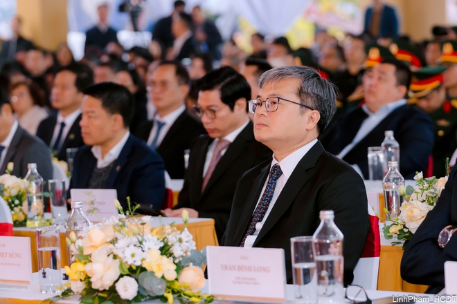 Tổng Bí thư Tô Lâm dự Lễ khởi công dự án Khu đô thị đa mục tiêu tại Hà Nội- Ảnh 6.