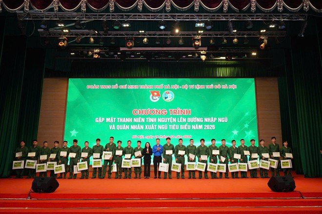 Gặp mặt thanh niên tình nguyện lên đường nhập ngũ và quân nhân xuất ngũ tiêu biểu- Ảnh 7.