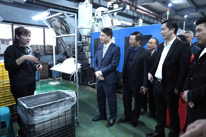 Phó Chủ tịch UBND Thành phố Nguyễn Xuân Lưu thăm, chúc Tết đơn vị doanh nghiệp trên địa bàn- Ảnh 4.
