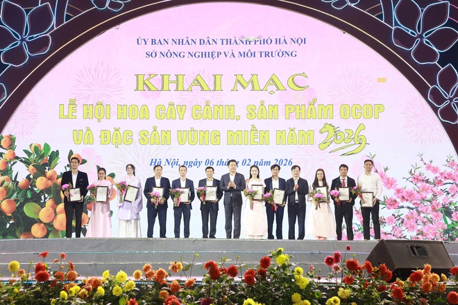 Rực rỡ sắc xuân tại Lễ hội hoa, cây cảnh, sản phẩm OCOP và đặc sản vùng miền năm 2026- Ảnh 5.