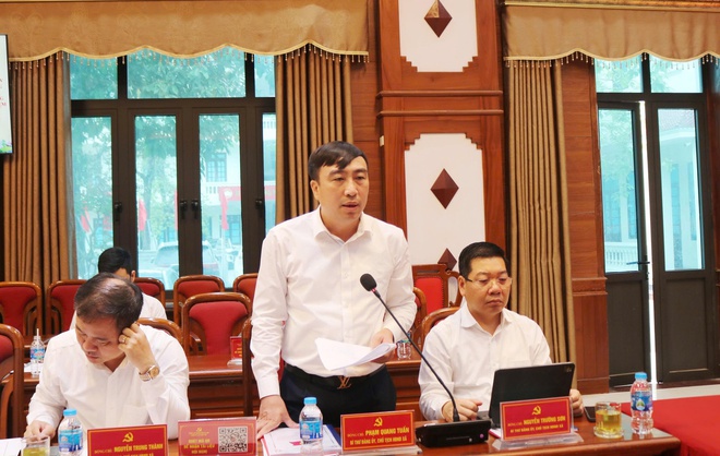 Đoàn kiểm tra số 11 Ban Thường vụ Thành ủy làm việc tại Quốc Oai và Kiều Phú về triển khai nghị quyết của Đảng- Ảnh 5.