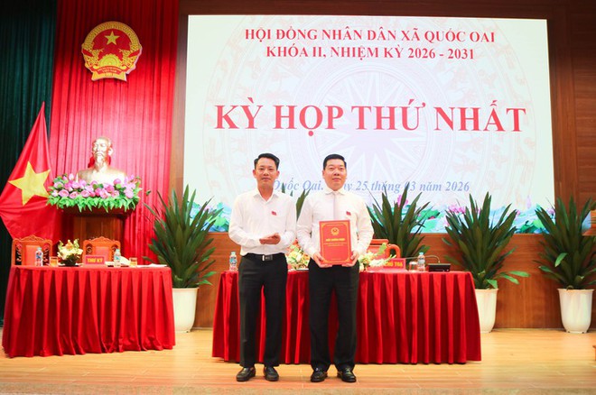 Quốc Oai tổ chức thành công Kỳ họp thứ nhất HĐND xã khóa II, nhiệm kỳ 2026-2031- Ảnh 3.