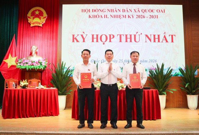 Quốc Oai tổ chức thành công Kỳ họp thứ nhất HĐND xã khóa II, nhiệm kỳ 2026-2031- Ảnh 4.