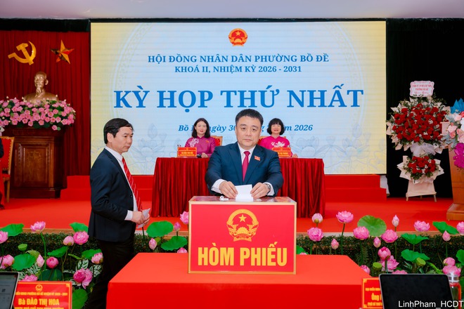 HĐND phường Bồ Đề bầu các chức danh chủ chốt nhiệm kỳ 2026-2031- Ảnh 7.