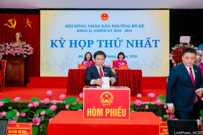 HĐND phường Bồ Đề bầu các chức danh chủ chốt nhiệm kỳ 2026-2031- Ảnh 8.