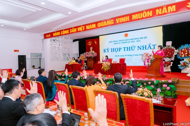 HĐND phường Bồ Đề bầu các chức danh chủ chốt nhiệm kỳ 2026-2031- Ảnh 12.