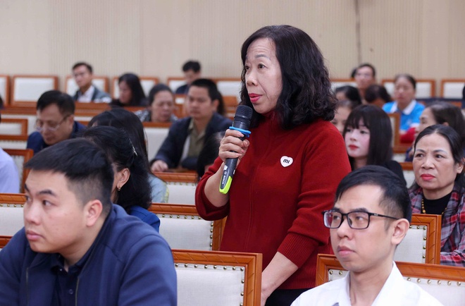 Chủ tịch HĐND Thành phố Phùng Thị Hồng Hà và các ứng cử viên đại biểu HĐND Thành phố tiếp xúc cử tri, vận động bầu cử- Ảnh 12.