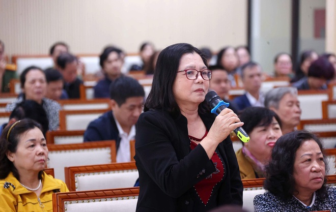 Chủ tịch HĐND Thành phố Phùng Thị Hồng Hà và các ứng cử viên đại biểu HĐND Thành phố tiếp xúc cử tri, vận động bầu cử- Ảnh 11.