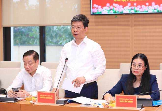 Đoàn kiểm tra số 4 của Ban Thường vụ Thành ủy làm việc với Ban Thường vụ Đảng ủy phường Hoàng Mai- Ảnh 4.