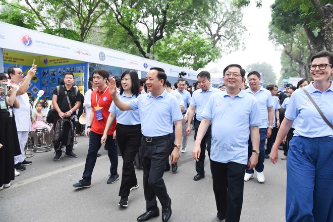 Hà Nội: Mít tinh phát động Ngày Sức khỏe toàn dân 7/4- Ảnh 8.